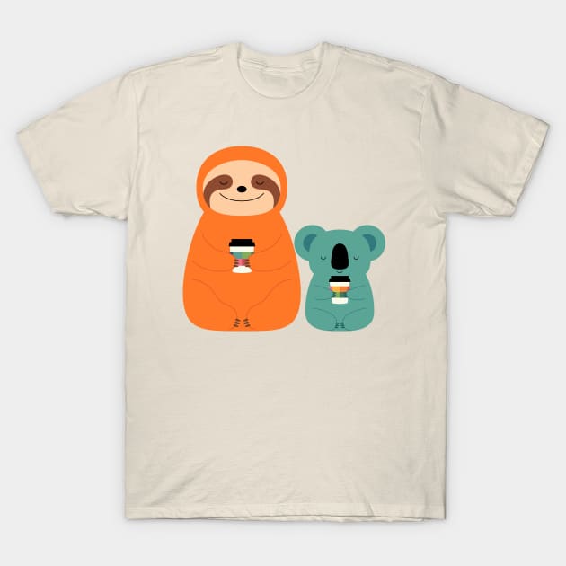 Coffee Buddy T-Shirt by AndyWestface